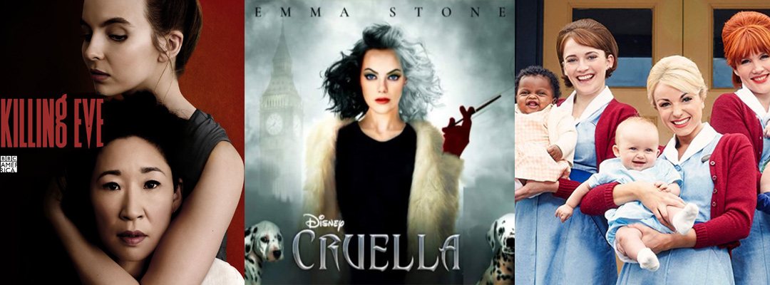 Movies CBMA Killing Eve / Cruella...